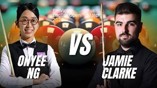 Onyee Ng vs Jamie Clarke Full Match BetVictor English Open 2026 Snooker