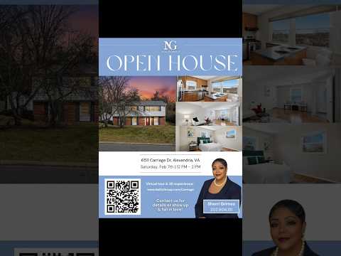 7 from 12pm-2pm at 6511 Carriage Dr, Alexandria, VA home video tour