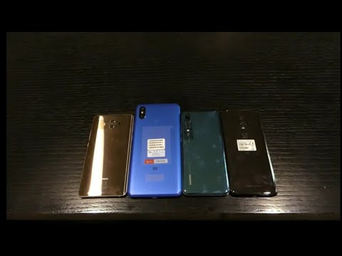 Size comparison : Mi Max 3, OnePlus 6T, P20 Pro, Mate 10