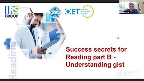 OET Reading | Understanding Gist Questions in Part B