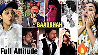 Pakistani Reaction On Bollywood King SHAHRUKH KHAN Full Attitude Videos😈🔥| SRK Savage Reply😎| Part 3