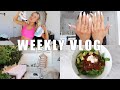 WEEKLY VLOG: BANDIER HAUL, BACKYARD GLOW UP, PRESS ON NAILS, HEALTHY LUNCH