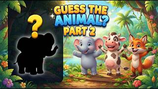 Guess The Animal Game For Kids 🐮 Learn Animal Names & Sounds | Kids Learning | Animal Quiz Part 2 screenshot 3