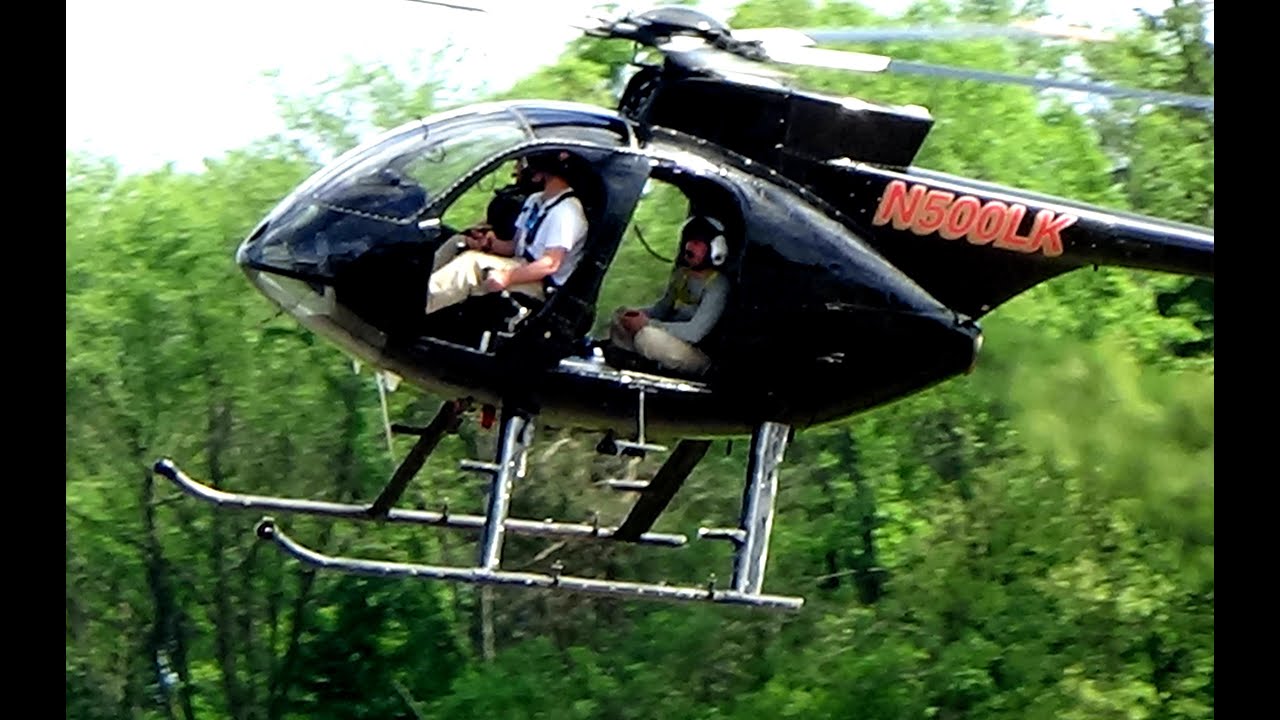 The Most Awesome Hughes 500 Helicopter Display Yet! MD369E JumpTake Off