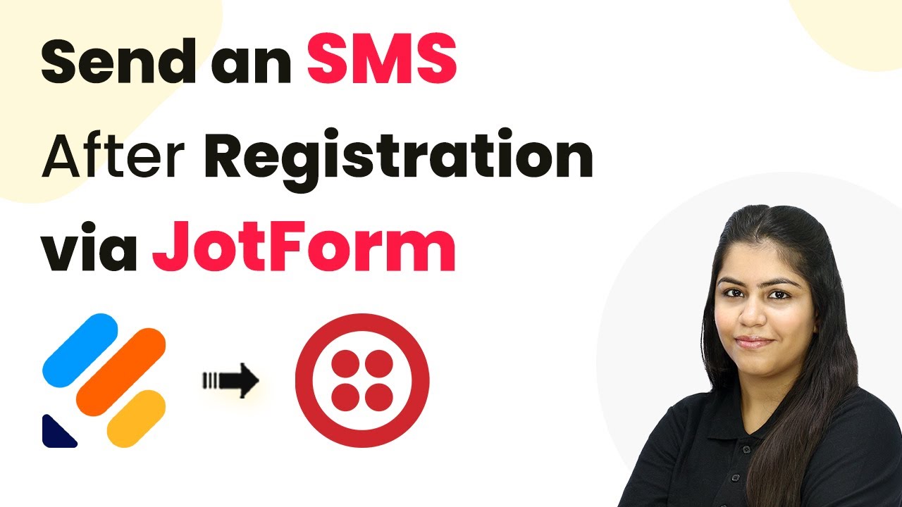 How to Send an SMS After Registration via JotForm