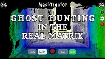 GHOST HUNTING in the REAL MATRIX - Testing my MeshTigator - Ghost Detector App
