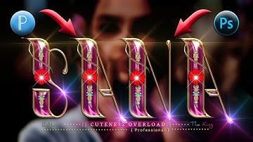 Achieve Expert-Level New Style Diamond Glass Font Editing | PS Touch Tutorial