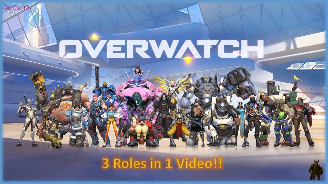 3 Roles in 1 Video! - Overwatch / Gameplay #5 - YouTube