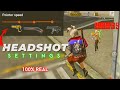 New (HEADSHOT SETTINGS) Free Fire // POINTER SPEED Headshot setting full details // 100% real Trick