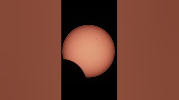 Time Lapse of the Partial Solar Eclipse #space #telescope #astronomy #eclipse  #astrophotography