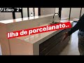 RECORTE DE 1CM COMO FAZER +ILHA DE PORCELANATO