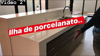 RECORTE DE 1CM COMO FAZER +ILHA DE PORCELANATO