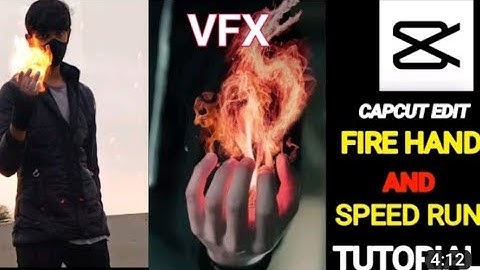 Firehand 🔥 and speedrun cap cut vfx easy editing tartorial ( in mobile editing) 2.0