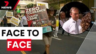 Steven Miles comes face to face with victims of youth crime  | 7 News Australia