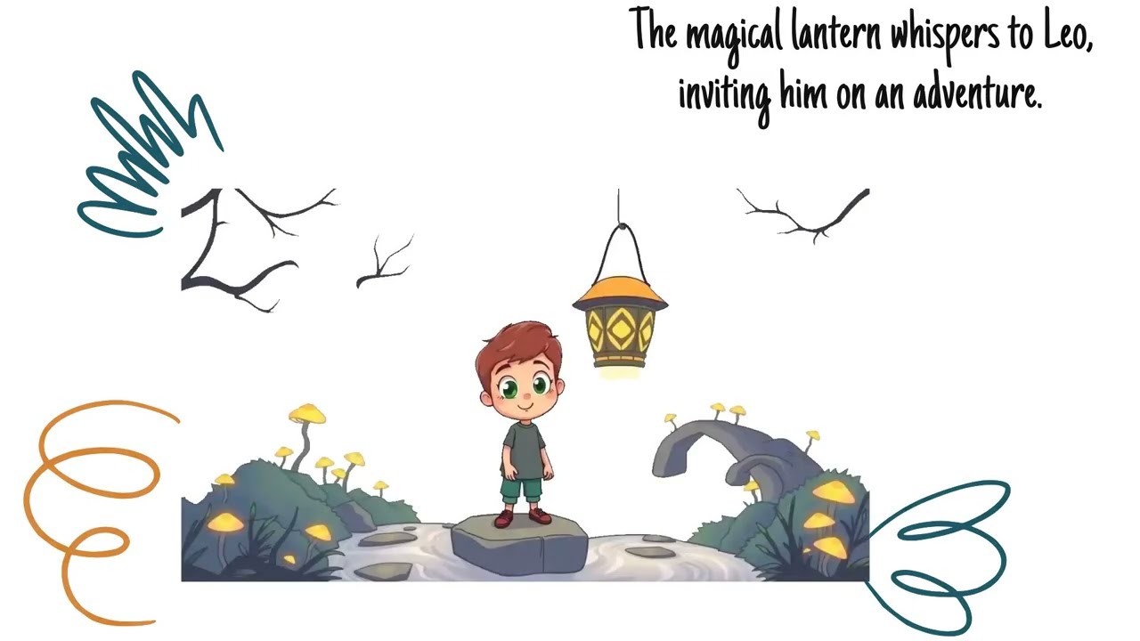Tiny Tale Stories Episode Name  “Leo and the Magical Forest Lantern”