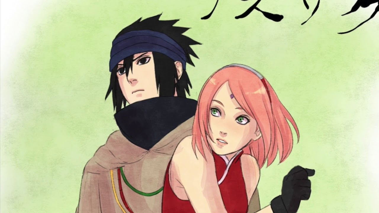 Саске и Сакура-Плакали,плакали батареи и трубы❤️