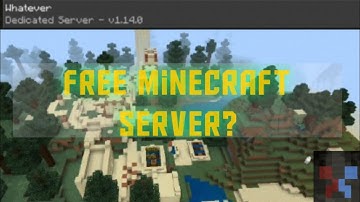 How To Make A Free Minecraft Server | Minecraft 1.14.1.5