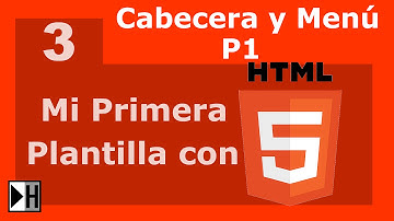 Cabecera y Menú P1 [Plantilla con HTML5] [3/13]