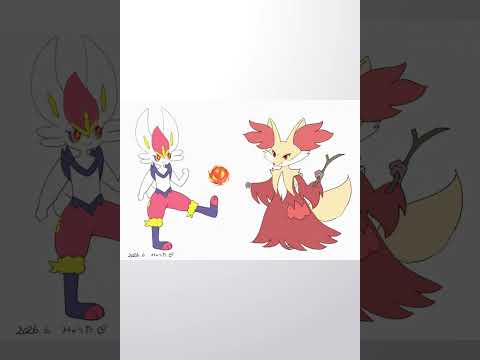 キックカエンボール#cinderace  #Delphox #pokemon #lifeisbutadream #ポケモン