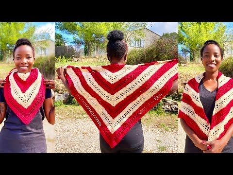 AMAZING Pocket SHAWL Crochet Tutorial 