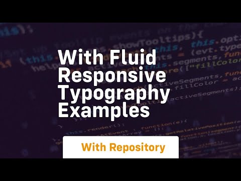 with fluid responsive