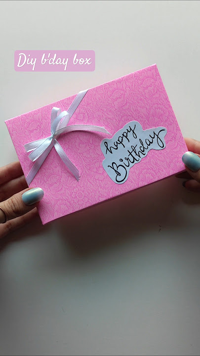 Download lagu CREATE a Birthday GIFT BOX in 5 Minutes! #giftideas #birthdaygift