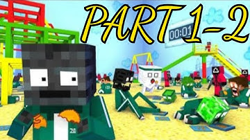 Squid Game Wither Cheater + Honeycomb Candy Challenge Apolycypse PART 1-2 (Mobs Parody)