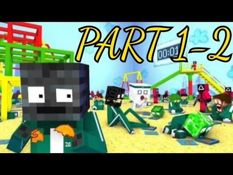 Squid Game Wither Cheater + Honeycomb Candy Challenge Apolycypse PART 1-2 (Mobs Parody)