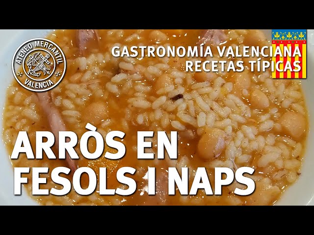 Arròs en Fesols i Naps (Arroz con Alubias y Nabos). Gastronomía Valenciana | Cocinero Pepe Amores
