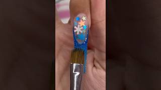 The CUTEST Frosty the Snowman NAILS!😍⛄️❄️ #nailart #christmasnails #nailvideos
