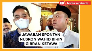 Kocak ! Gibran Ketawa Dengar Nusron Wahid Jawab Pertanyaan Wartawan Soal Dukungan NU Untuk Dirinya