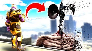 Siren head is after us in the city of gta 5. can our tabs unit thanos
's body escape from sirenhead v meets totally accurate battle
simulator? we a...