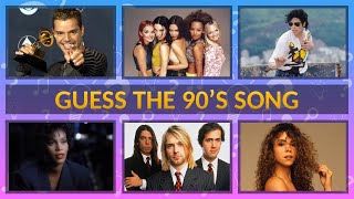 Guess The Song | 90's Edition | Music Quiz
