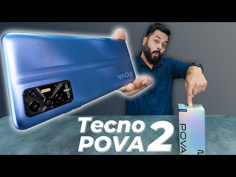 Tecno POVA 2 Unboxing And First Impressions ⚡ 7000mAh Battery, MediaTek Helio G85, 6.9” FHD+ & More