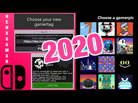 Minecraft How To Sign In Out To Microsoft Fix Errors Change Gamertag Nintendo Switch Youtube