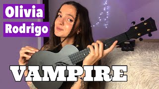 OLIVIA RODRIGO - VAMPIRE | EASY UKULELE TUTORIAL