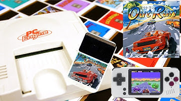 OutRun (TurboGrafx-16 / PC Engine) on the PocketGo Handheld