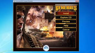 How to install Command and Conquer General Windows 7