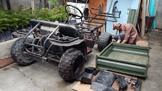 VEHICULO ELECTRICO SOLAR A BATERIAS TIME LAPSE | ELECTRIC SOLAR VEHICLE HOMEMADE