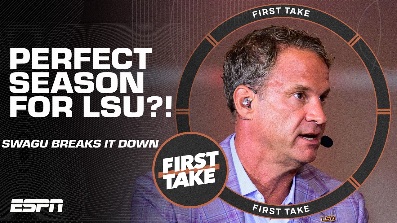 Marcus Spears has his LSU Tigers going a PERFECT 12-0 😮 | First Take