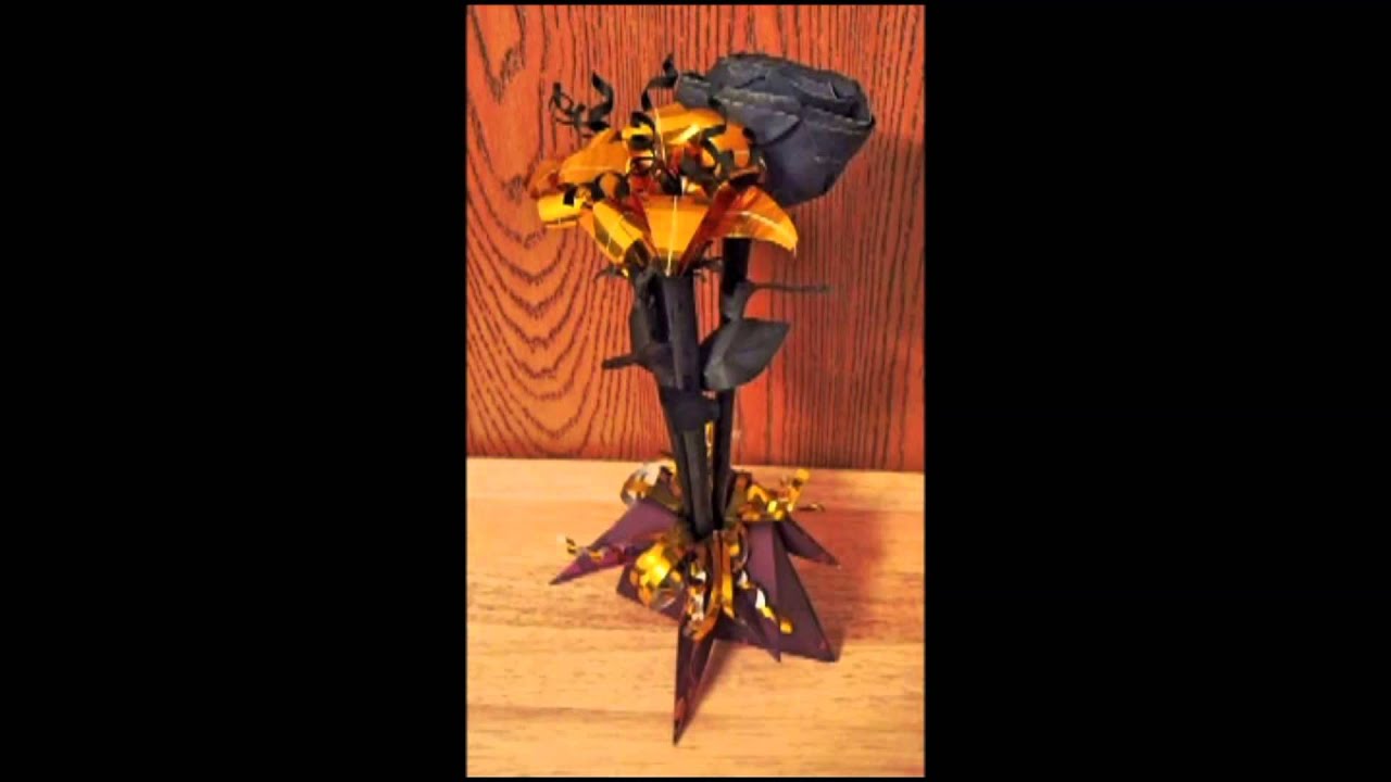 Origami Flower video - YouTube