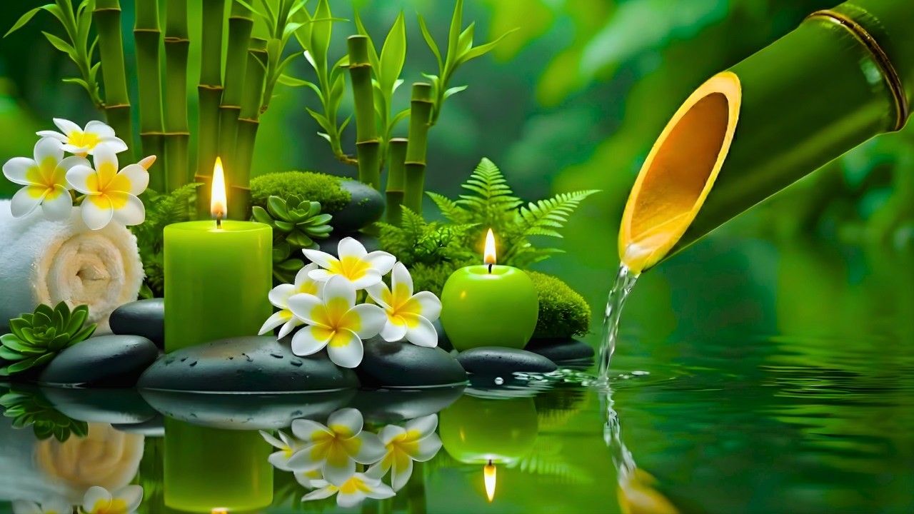 Relaxing Piano with Flowing Water Sounds 🌿 Relieve Stress, Anxiety & Depression | Calm Mind & Body