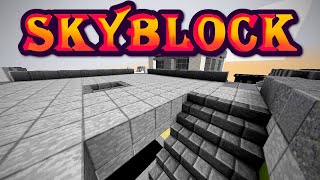 Building a BedWars map on my Island | Hypixel Solo SkyBlock