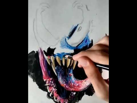 Рисунок Венома - YouTube