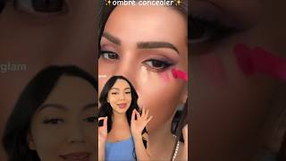 Probe el famoso truco de degradado de corrector en tonos rosados makeup maquillaje