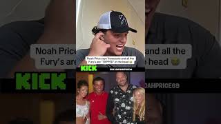 Noah price says venezuela and the fury's are "tapped"
