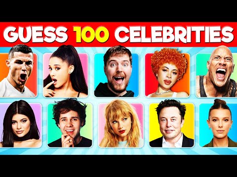 Guess the 100 Celebrities in 3 Seconds