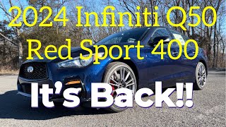 2024 Infiniti Q50 Red Sport 400: Full Review and Test Drive