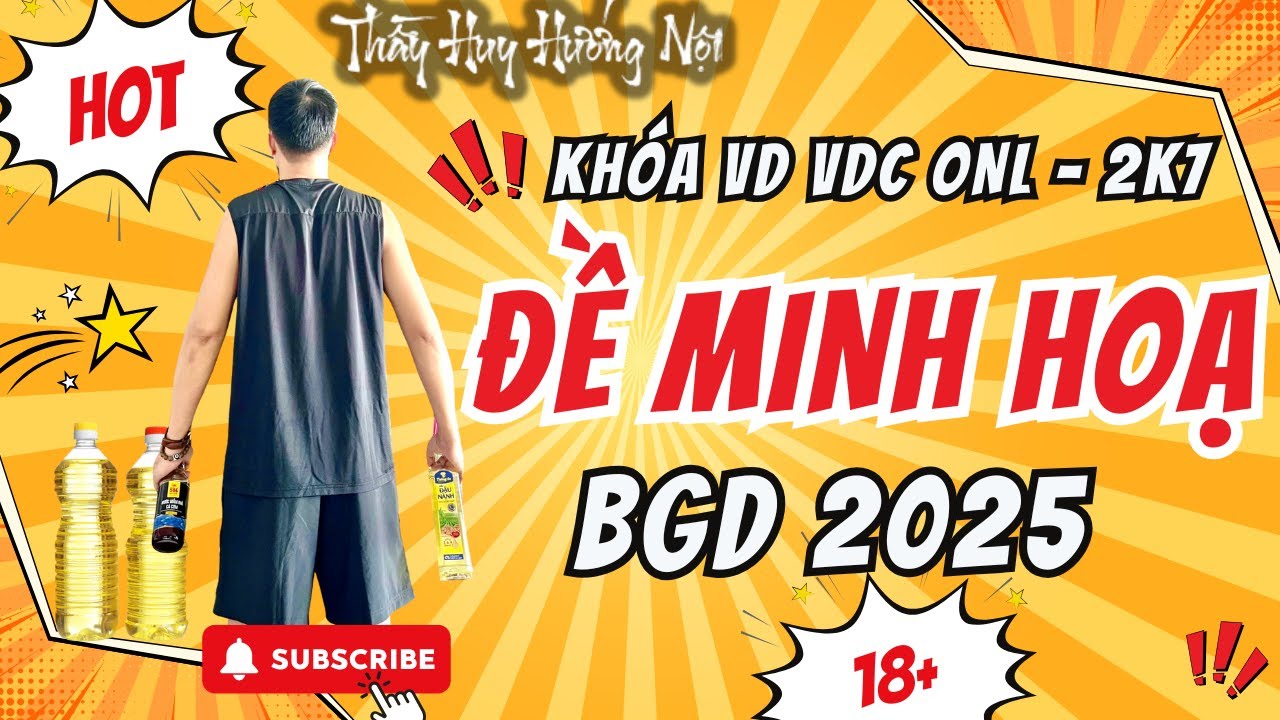 DAY 31 - CHỮA ĐỀ MINH HOẠ BGD 2025 SIÊU HAY