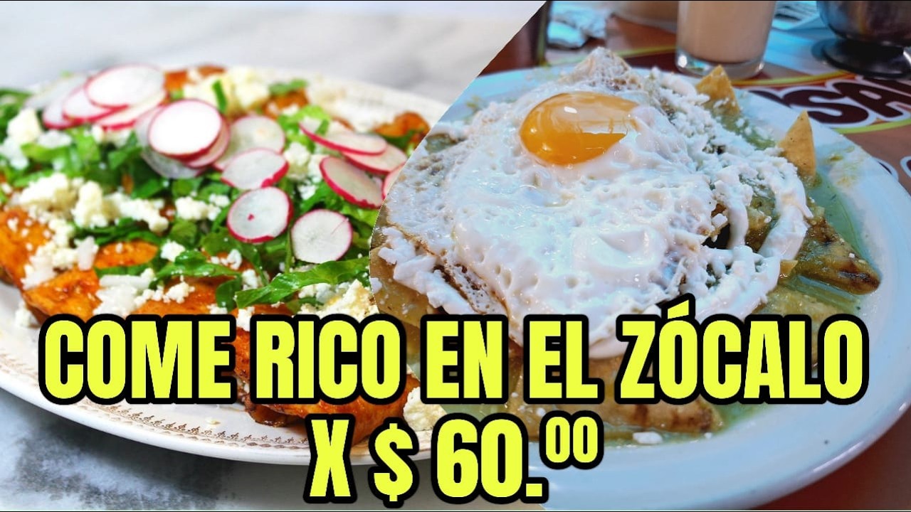 COME RICO, EN EL ZOCALO X $60.°° 😱